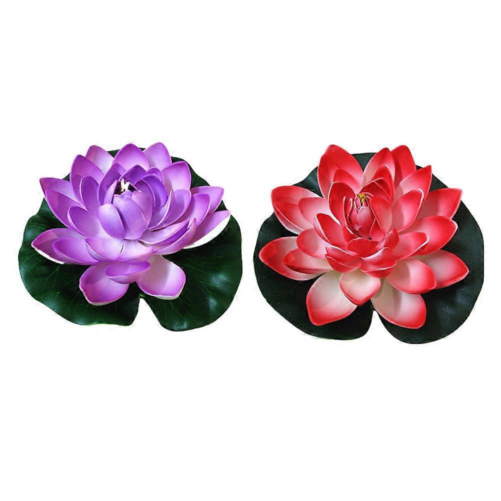 Artificial Floating Water Lily for Pond Decoration Made of EVA Material 18cm
