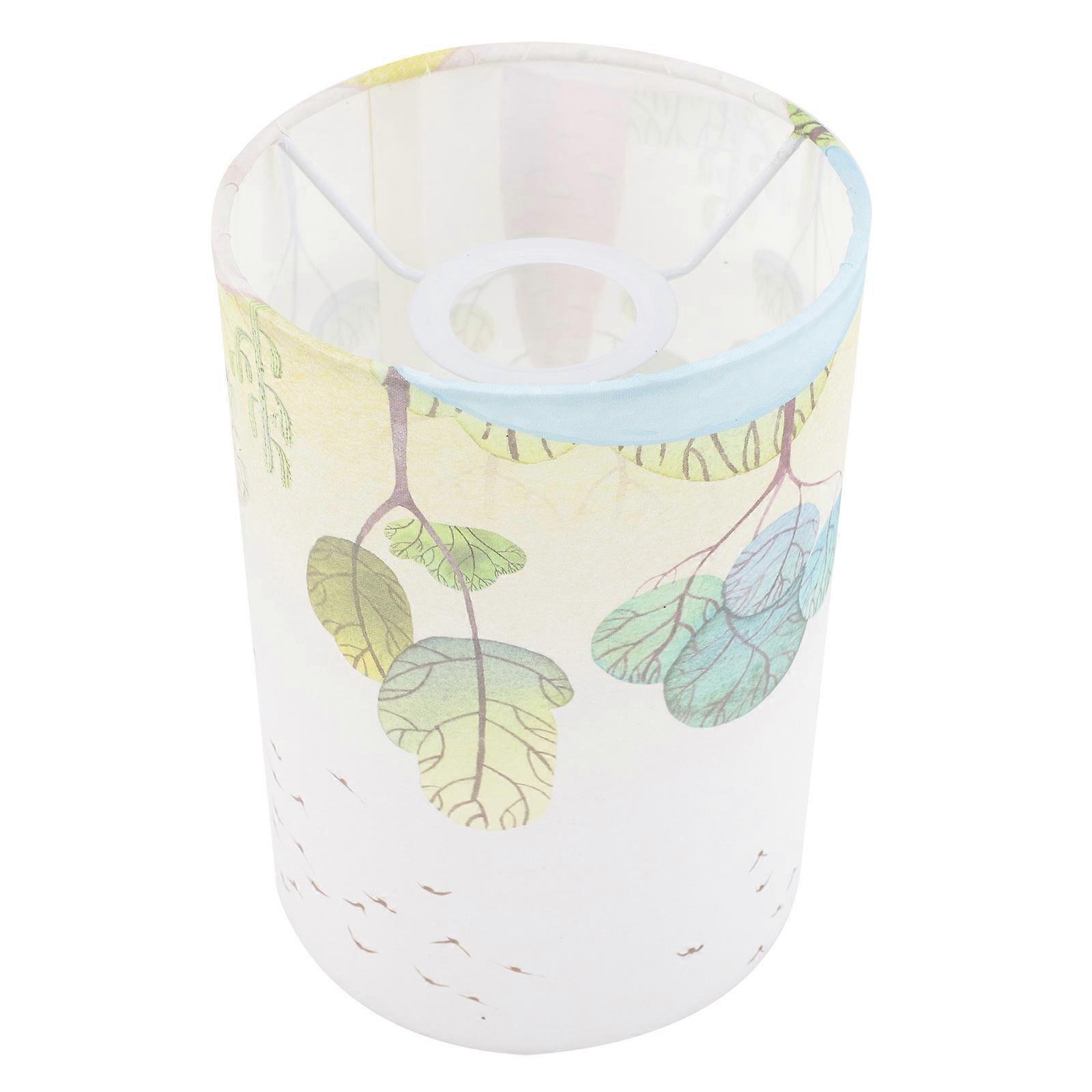 Decorative Lighting Fabric Drum Lampshade Retro Style Warm Atmosphere Table Lamp 20x14cm Dust Protection 1Pcs