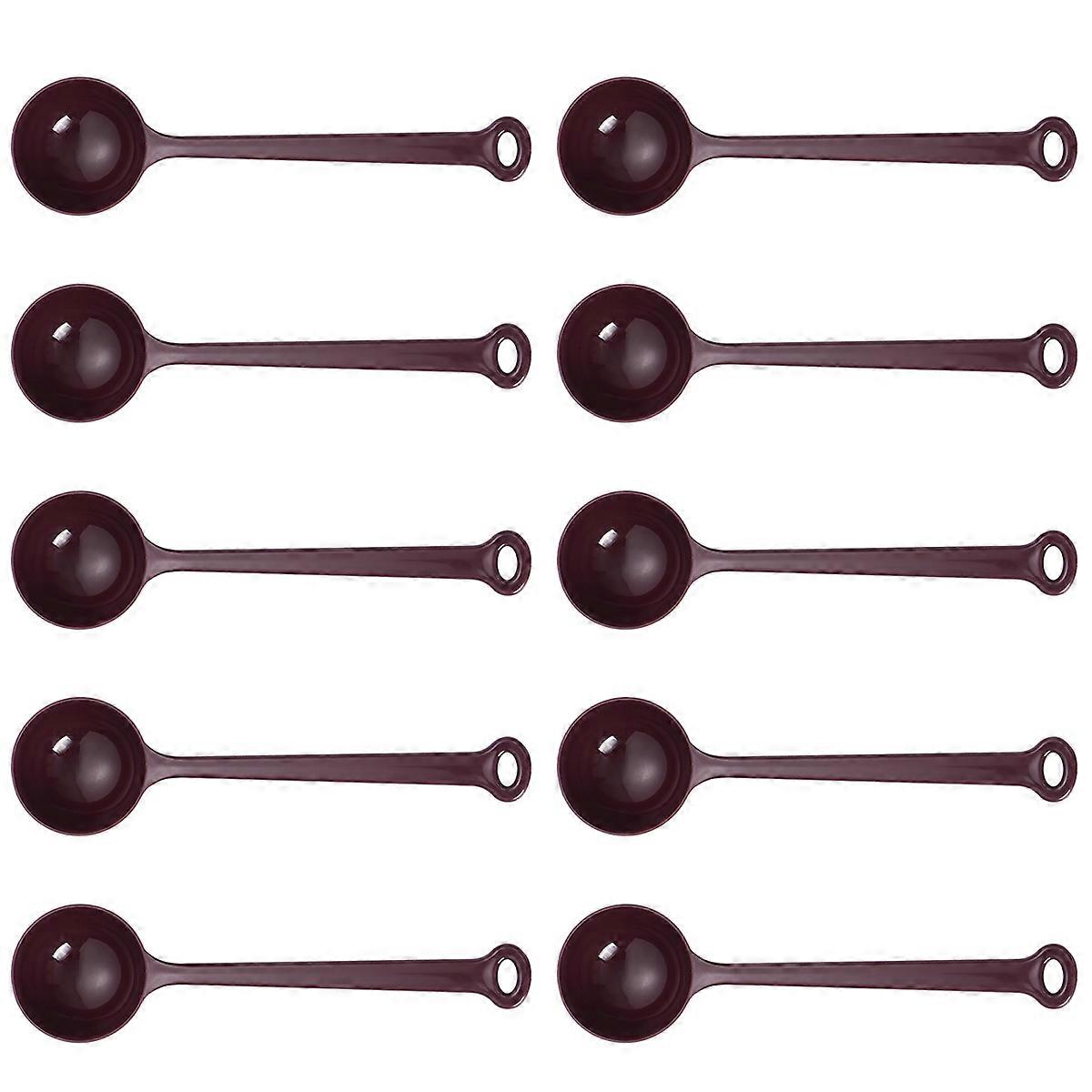 Coffee Bean Measuring Scoop Kitchen Use Cooks 7.66X1.97X0.98in Measuring Liquid Ingredients 10Pcs