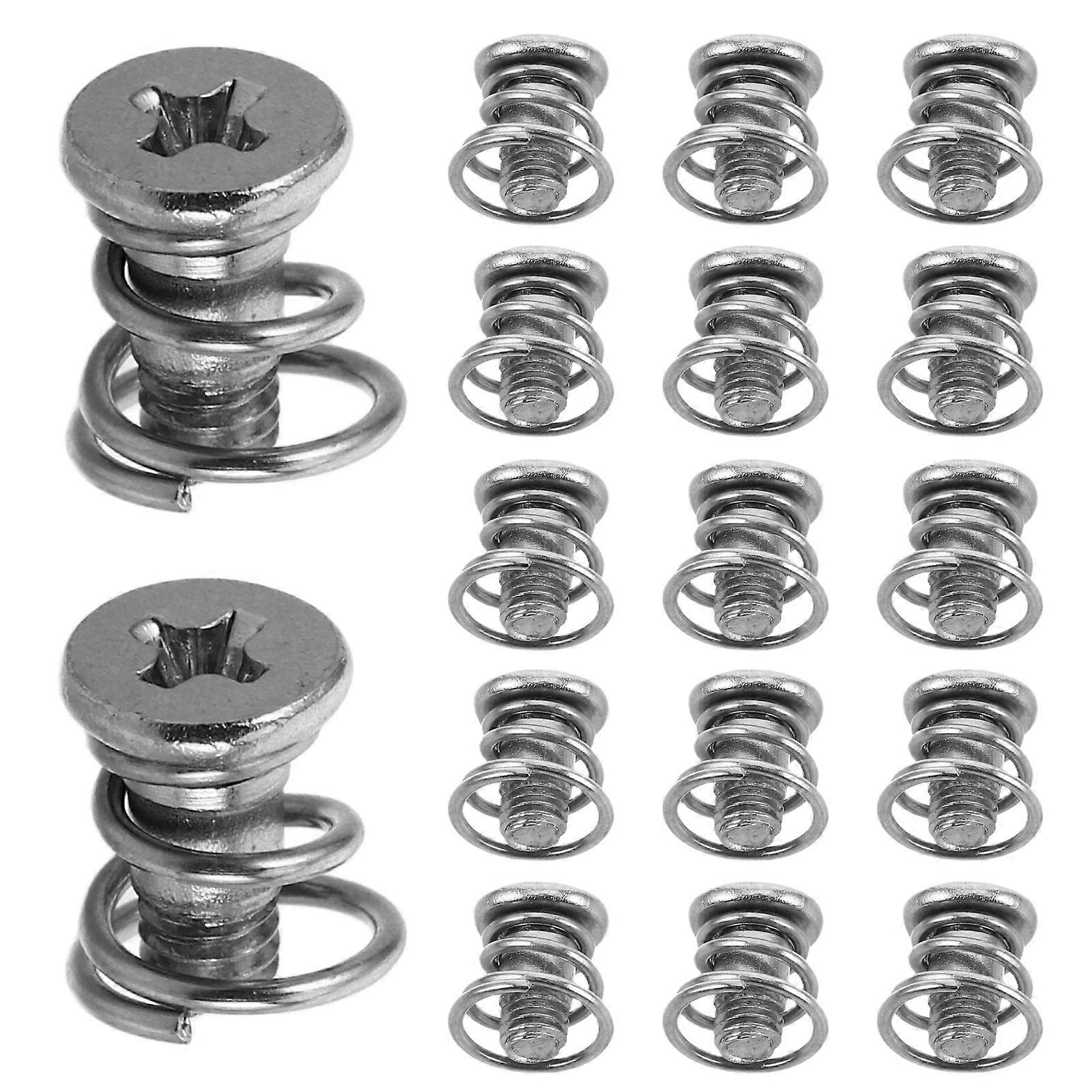 20pcs Spring Screws for GPU Backplate & Radiator Cooling – Carbon Steel Fasteners with Strong Spring Mechanism for Laptop & Case Screw Replacement