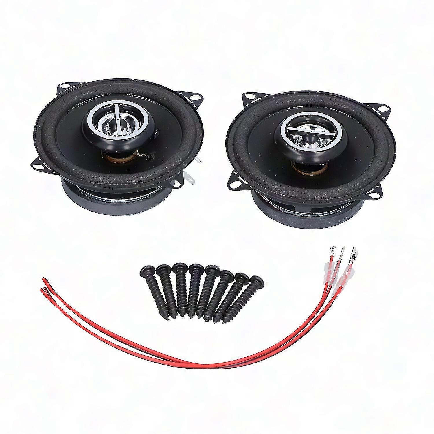 2PCS 4Ω 120W Car Speakers Hi-Fi 91dB Sensitive Full Range Auto Replacement with Screws
