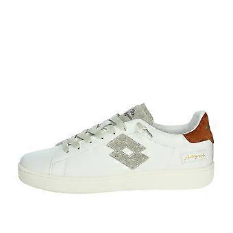 Baskets basses 221106 blanc/cuir