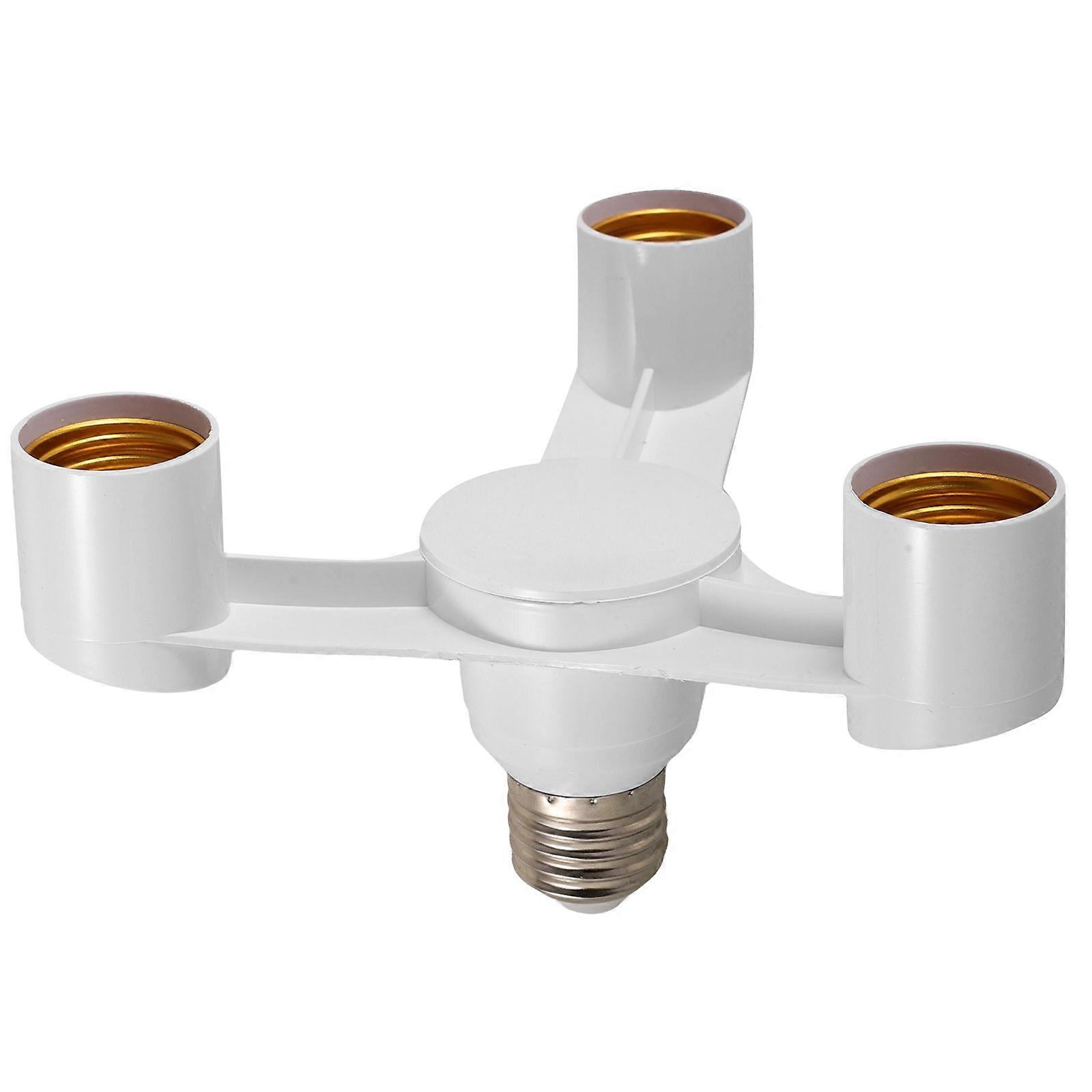 Lamp Replacement Parts E27 Light Socket Splitter For Garage Reliable And Stable Material Lamp Switch Replacement 1Pack