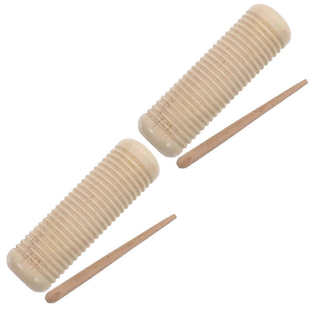 Professional Wooden Guiro Percussion Instruments Set for Educational Rhythm Training and Early Music Learning Hand Eye Coordination Development