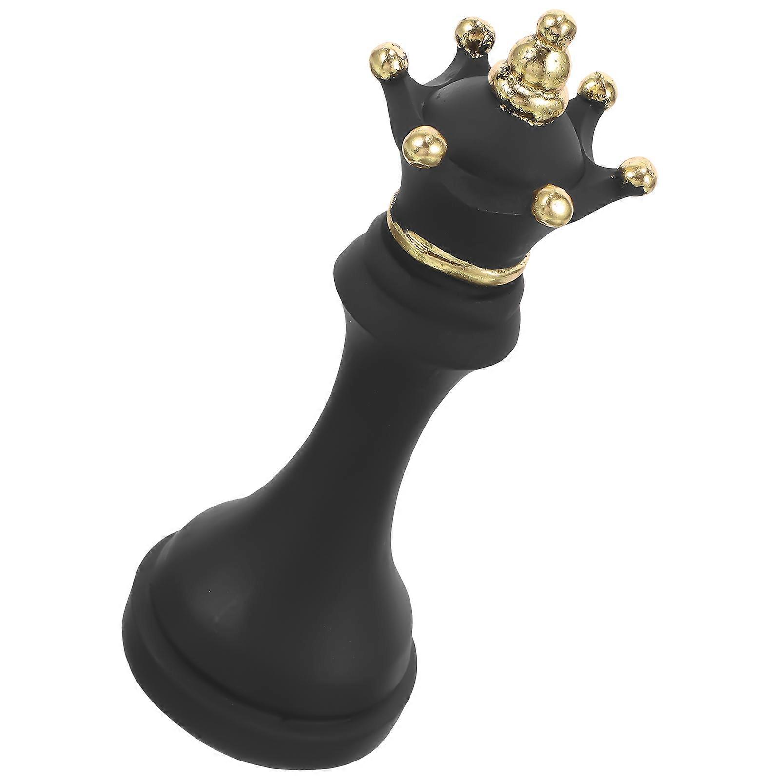 Elegant Vintage Resin Chess Statue Ornament for Desktop, Home, and Bookshelf Decoration – Stylish Room Enhancement