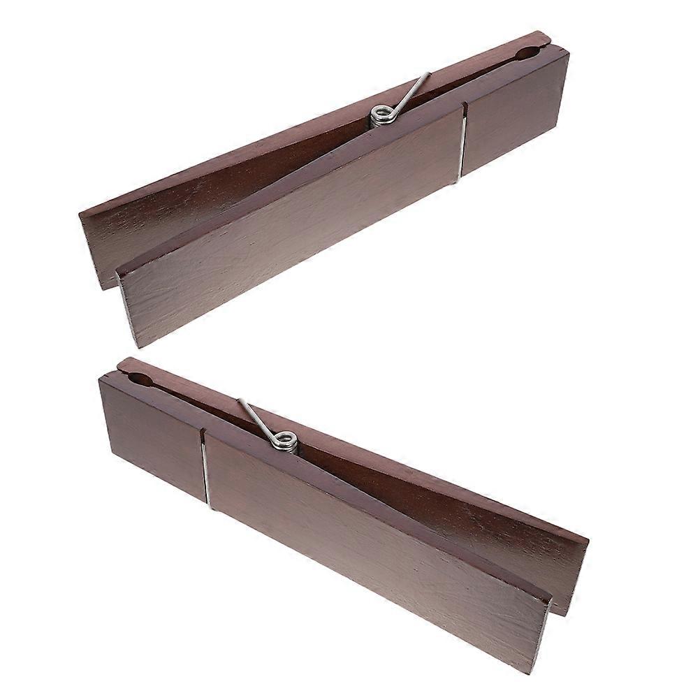 2 Pieces 12 Inch Jumbo Wooden Clothespin Towel Holder Large Wood Clothespins for Bathroom Wall Farmhouse Towel Hooks Removable Wall Hooks for Hanging