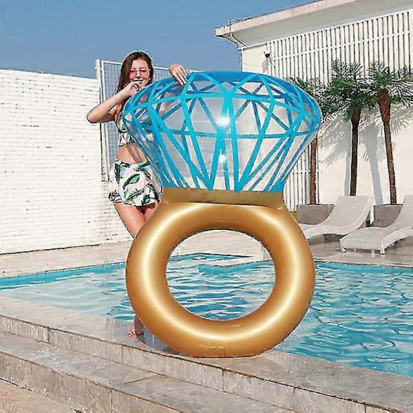 Diamond Ring & Heart Inflatable Pool Float