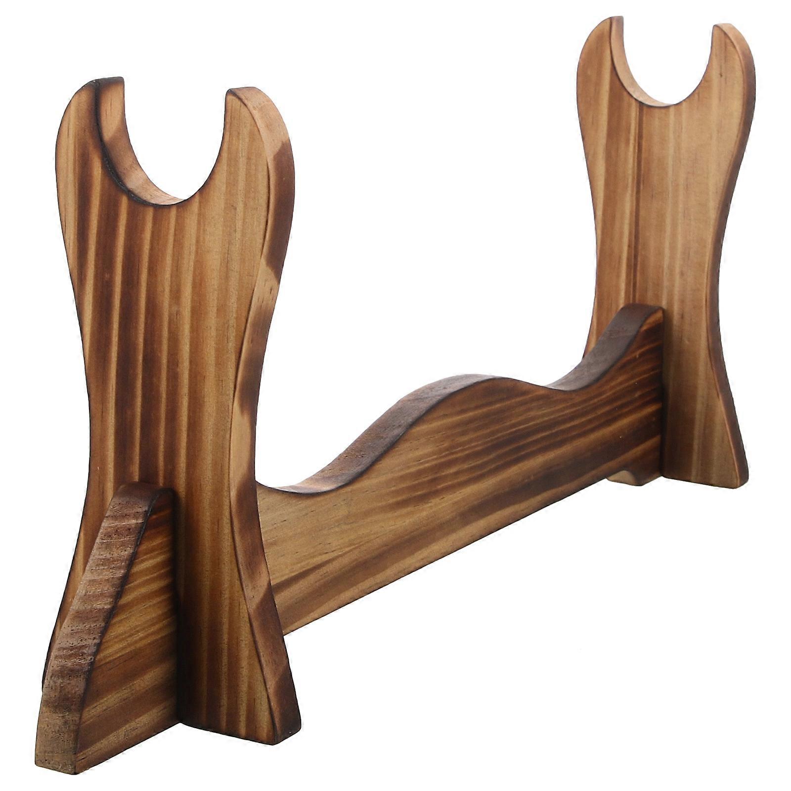 Flute Display Rack Sword Collection Stand Wooden Sword Storage Holder