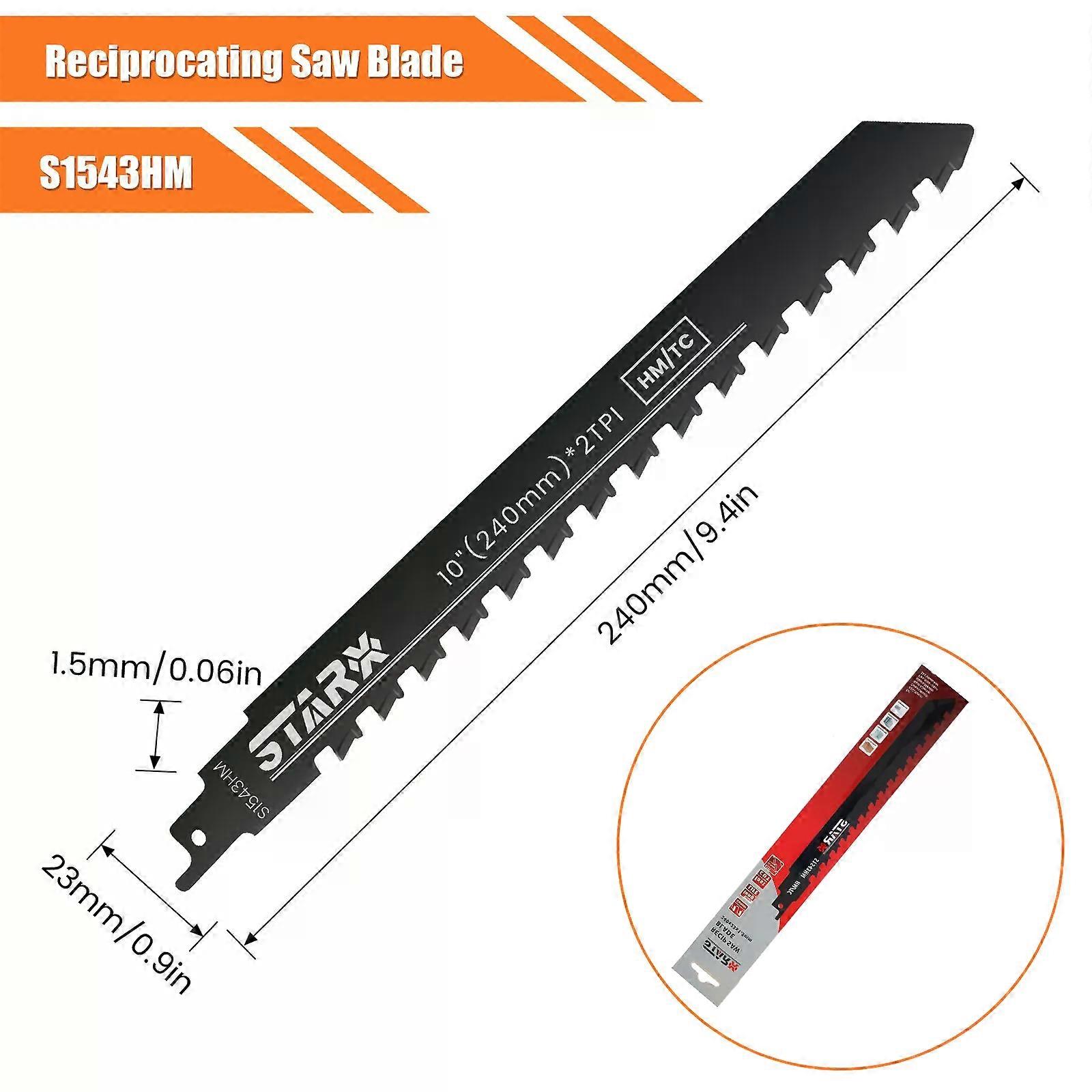 1Pcs Carbide Reciprocating saw Blade Foam Block Concrete Stone Blast Fast Cutting Cutting Carbide Reciprocating Saber saw tools