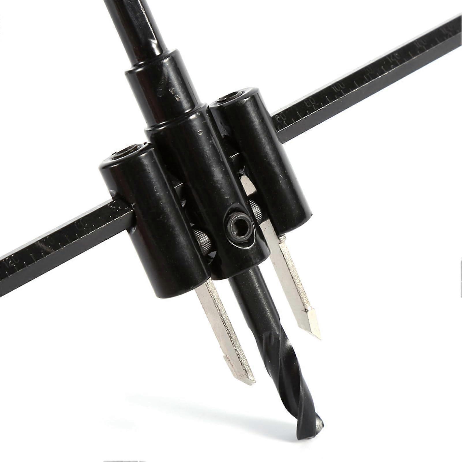 Adjustable circle hole saw cutter from 40 to 300 mm, wood cutting drill bit for DIY projects