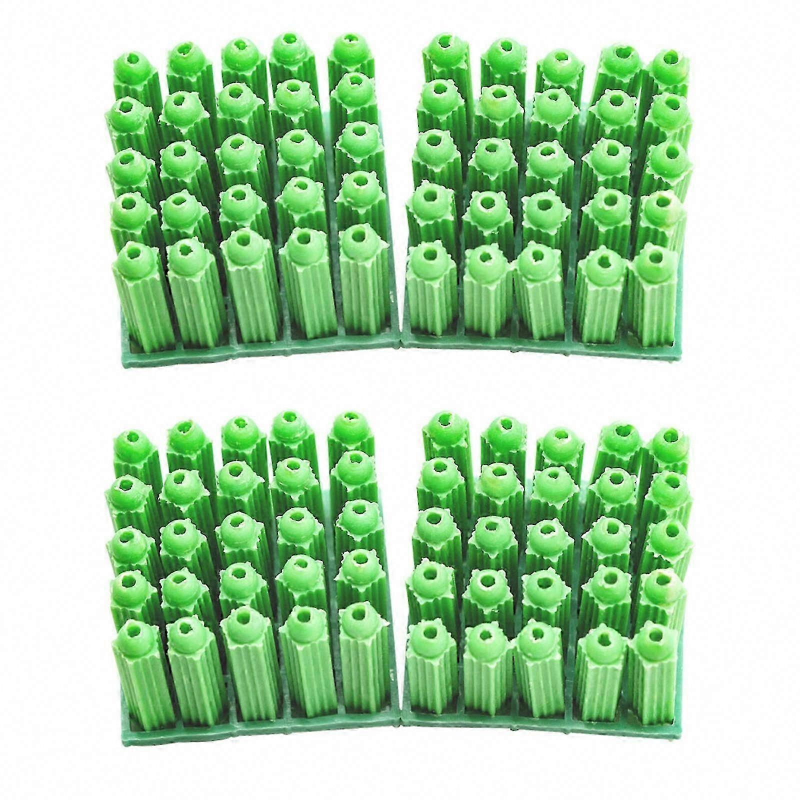 Multipurpose Nylon Masonry Anchors 100PCS Screw Fasteners Anchors Suitable for High Load Bearing Wall Mounting Projects