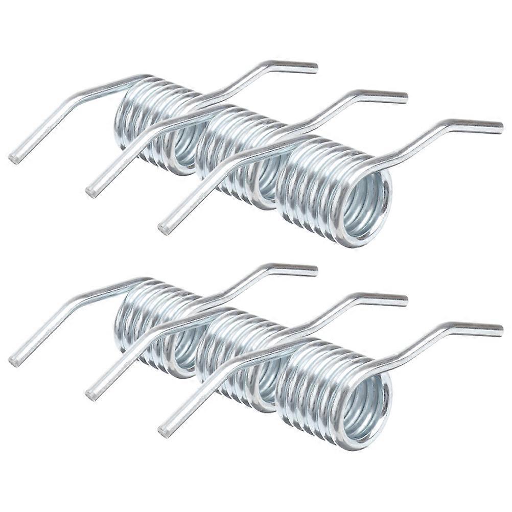 Replacement Hydraulic Jack Handle Spring 3 Tons Maintenance Automotive Use Silver 6Pcs