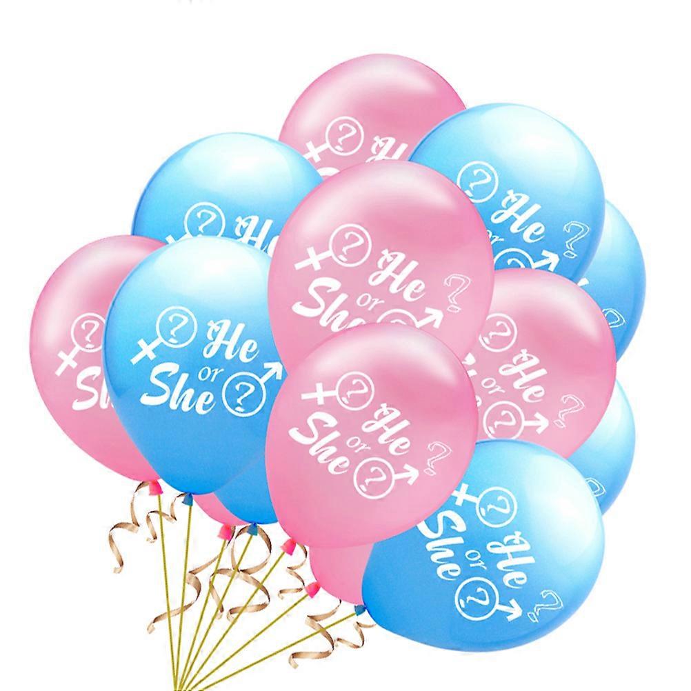 パーティーデコレーション用バルーンセットアソートカラーラテックスバルーン7ピンク8ブルーピース