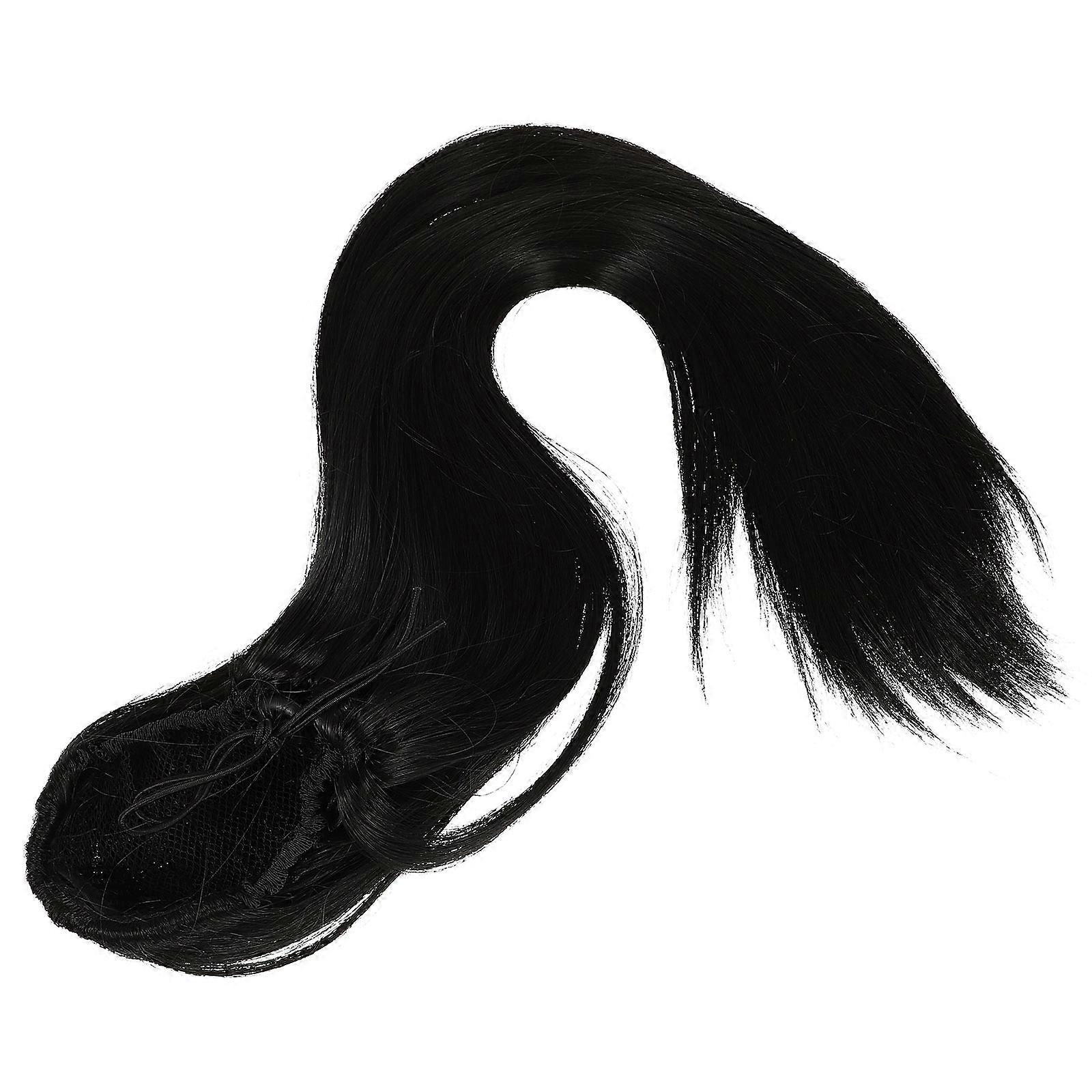 Heat Resistant Drawstring Ponytail Extension for Women – Natural Look, Lightweight and Comfortable Synthetic Hairpiece for Added Fullness