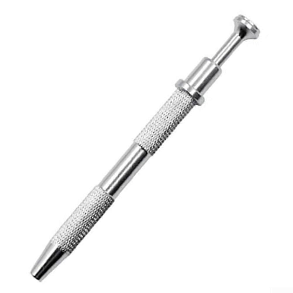 Ergonomic gripper for electronic components with four claws for chip handling (silver)