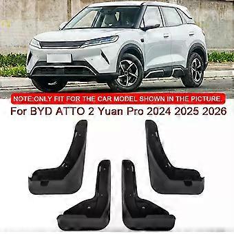 For BYD ATTO 2 Yuan Pro 2024 2025 2026 Car Styling ABS Car Mud Flaps Splash Guard Mudguards MudFlaps Front Rear Fender Accessory-xj