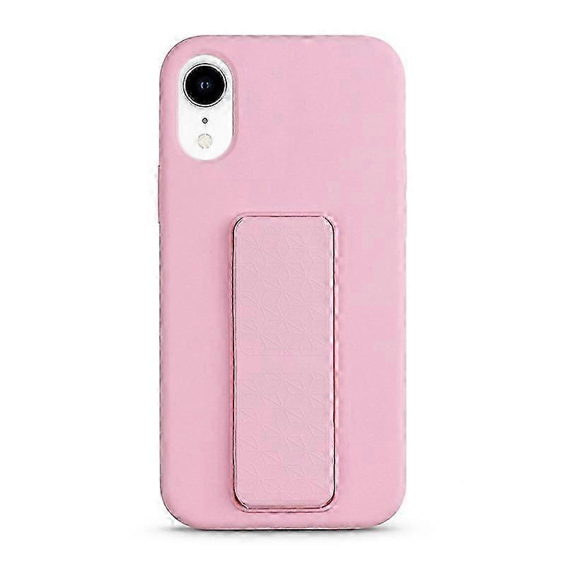 For iPhone XR Liquid Silicone Holder Phone Case