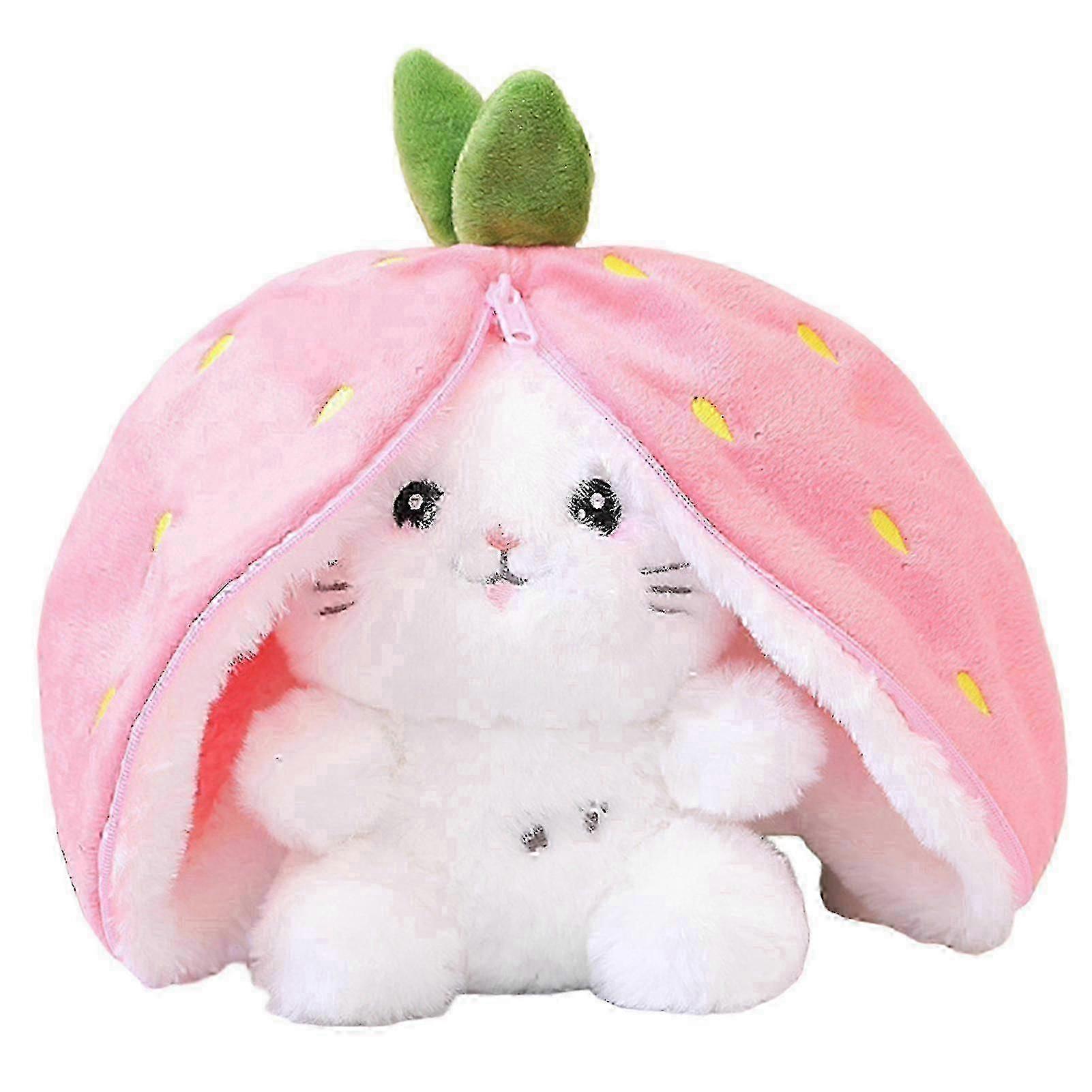 2025 Kawaii Strawberry Cat Bees Plush Toy Cute Plush Pillow Soft Comfortable Skin-friendly Plush Toy For Baby Hugging Plush Toy