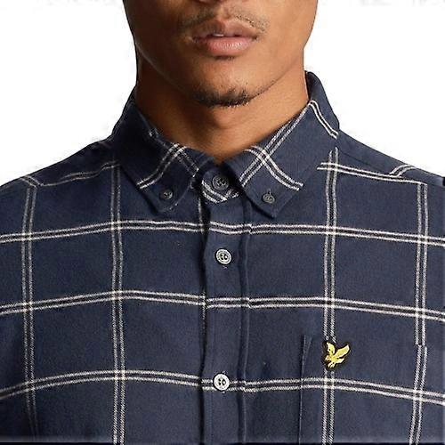 Lyle & Scott Mens Windowpane Check Shirt