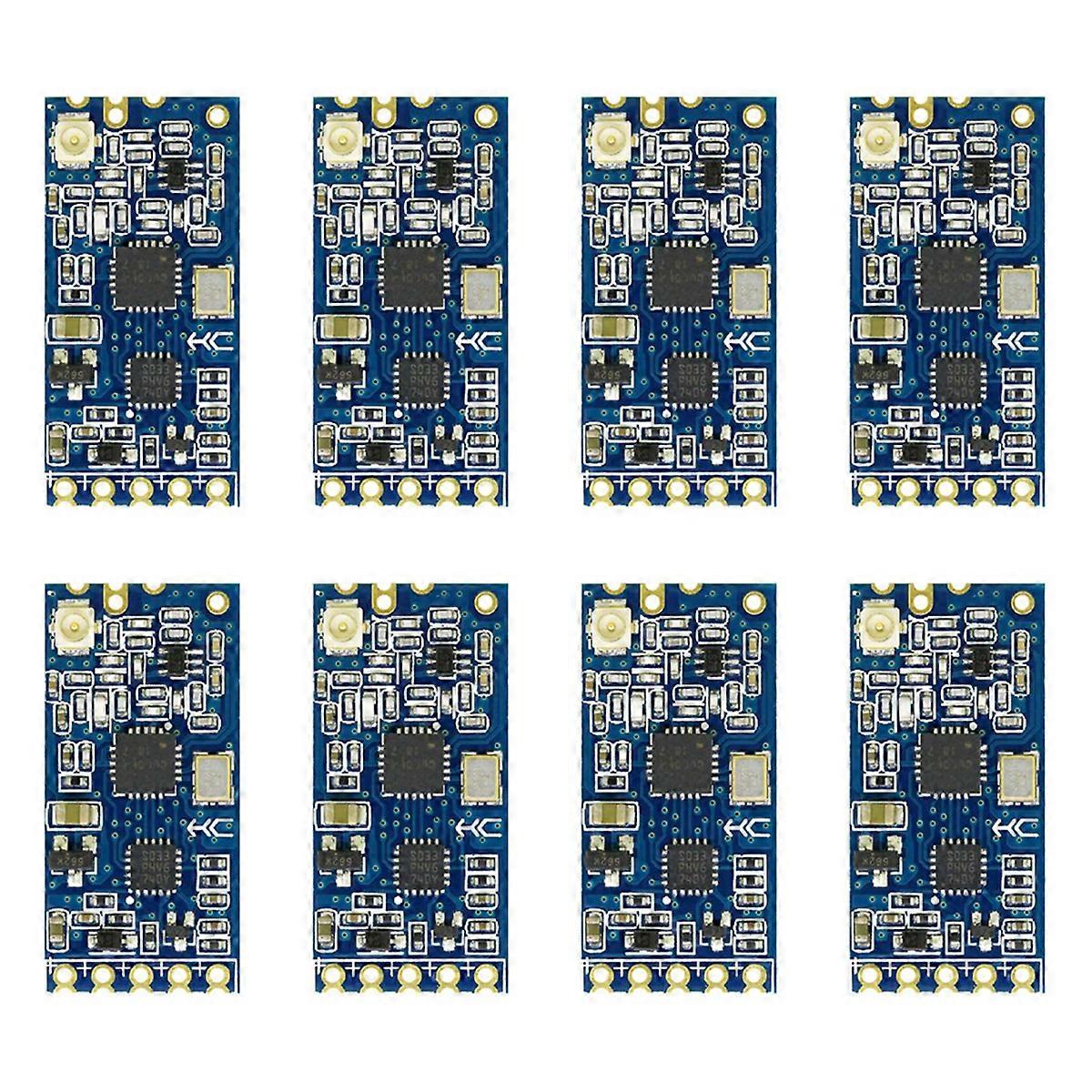 8X -12 433Mhz SI4463 Wireless Serial Port Module 1000M Replace Bluetooth HC12