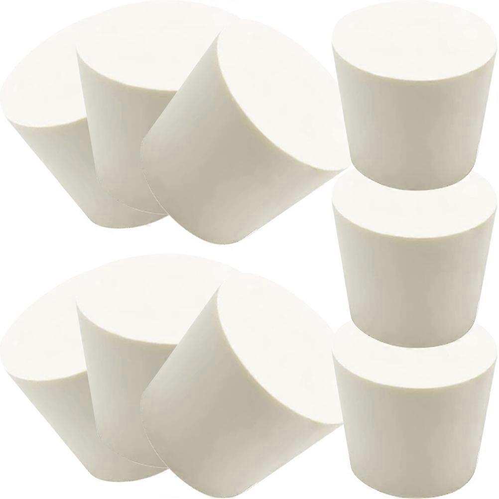 Fermented Rubber Stoppers for Daily Use Beige Color with Good Sealing 9 Pieces