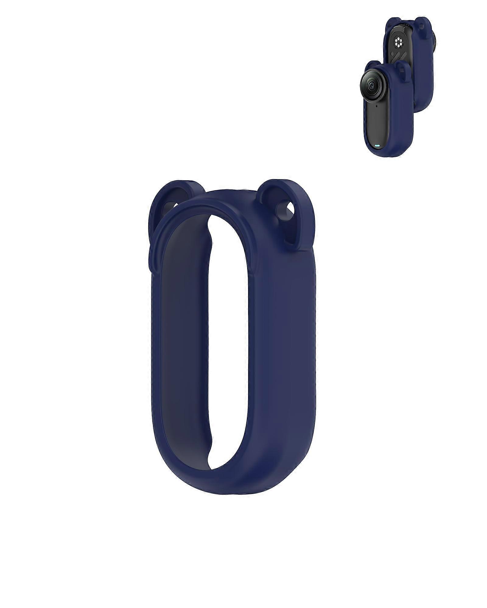 Insta360 GO 3S Protective Case Silicone Blue, Neck Strap Design, Compatible With GO 3S And GO 3, Scratch-Resistant