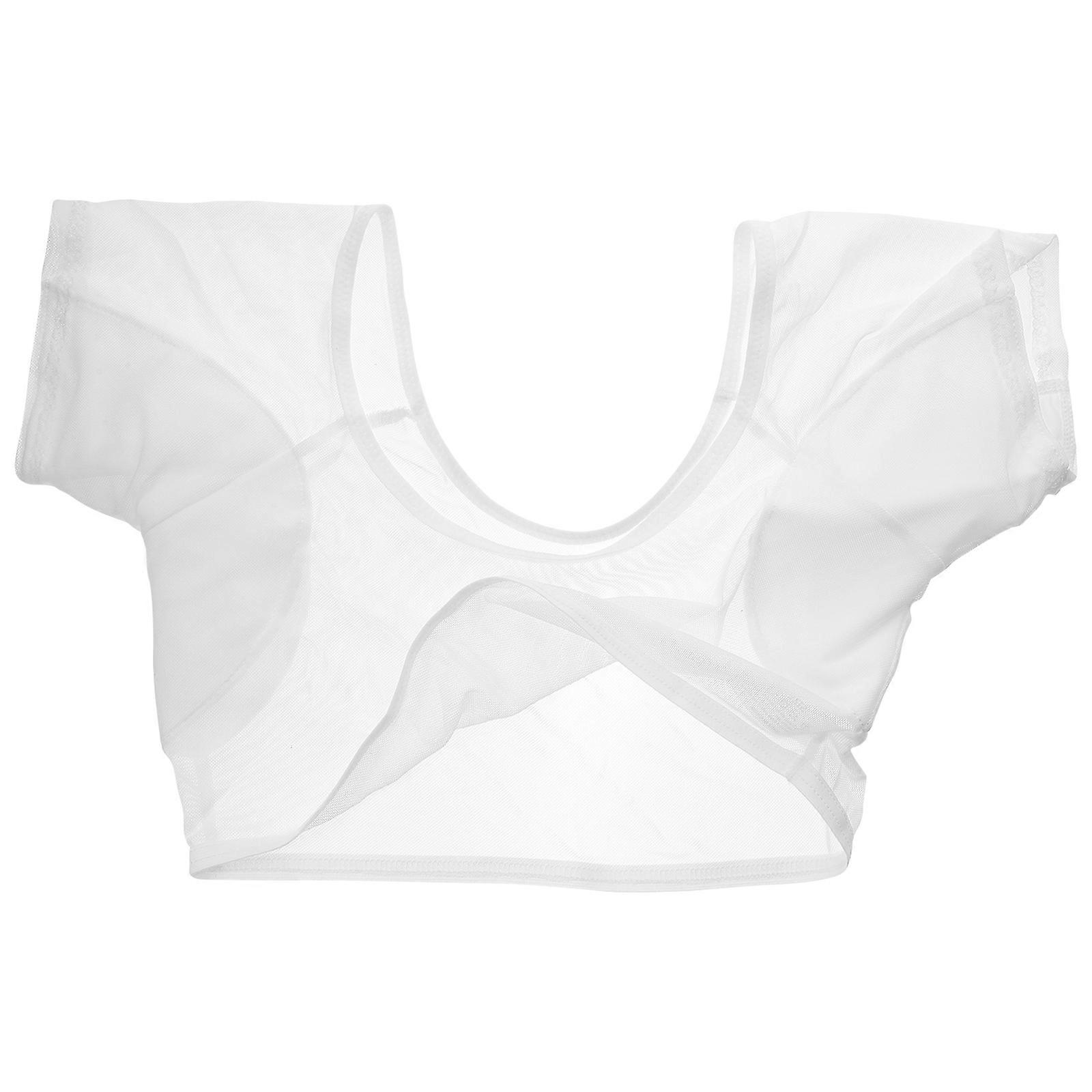 Washable Sweat Vest for Women – Comfortable Elastic Undershirt for Summer Activities, Running, and Workouts – White