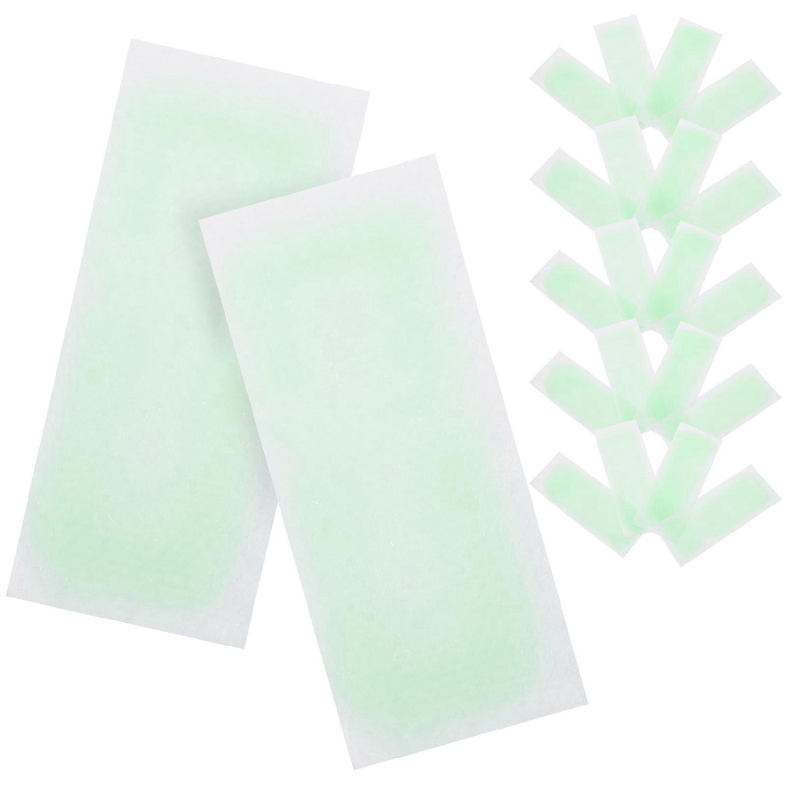 Instant Cooling Patches Cooling Gel Strips For Hot Weather Rectangular 0.3cm Thick Summer Relief 100Pcs