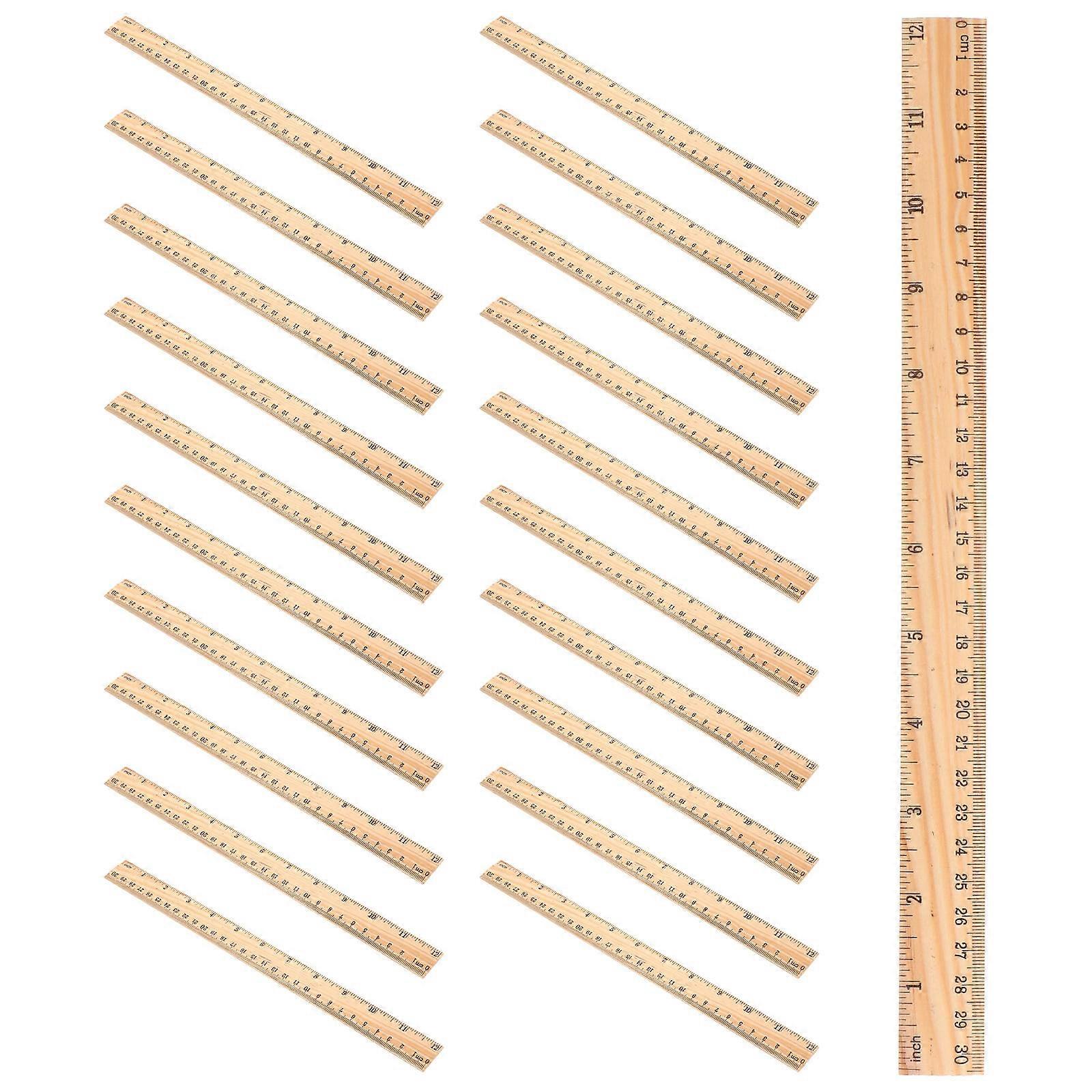 Student Ruler 20Pack Perfect For Engineers 30X2.5cm Strong And Durable Measuring Equipment