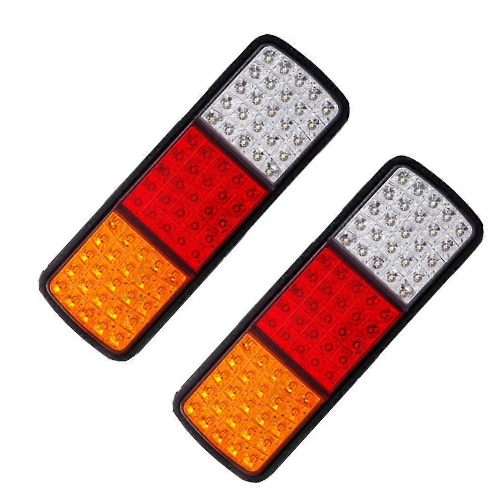 2Pcs Assorted Color Tail Lights For Trailers IP67 Waterproof Technology Designed For Vehicle Owners Need Reliable Lighting