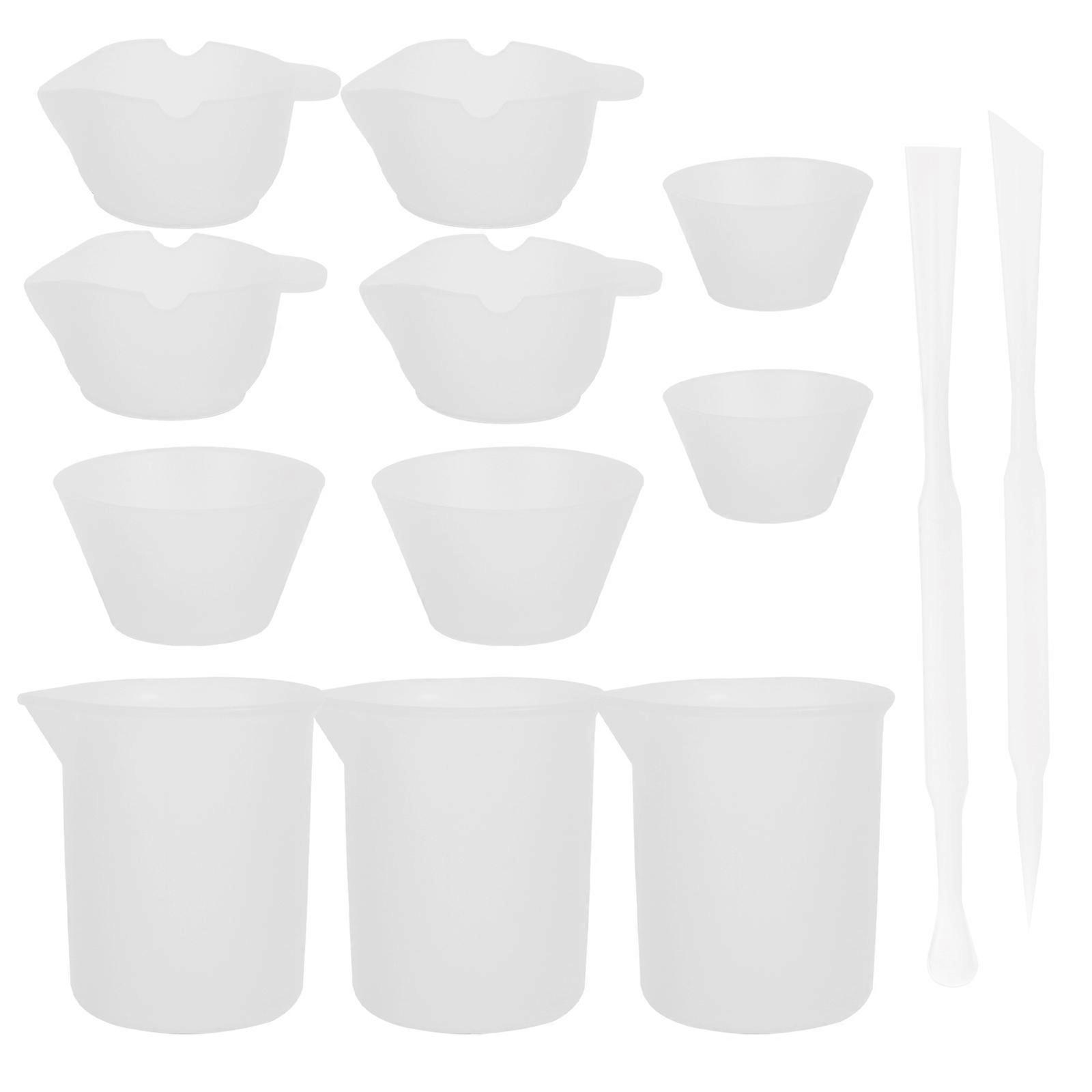 Silicone Measuring Cups Tool Kit For 2.55x2.2x2.71 Inch Measuring 1 Set