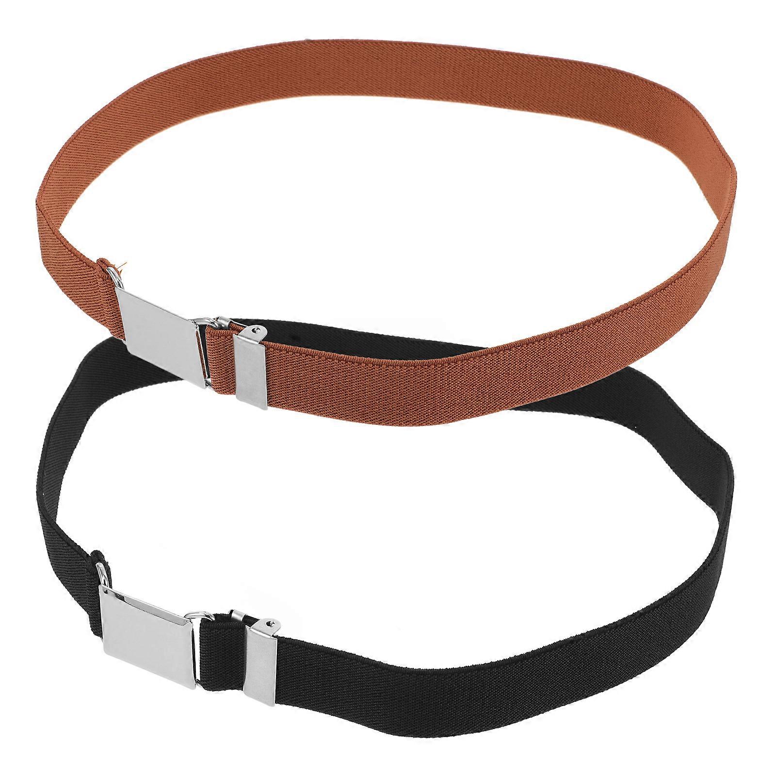 Adjustable Elastic Belts for Boys Comfortable Daily Wear with Timeless Single Color Design