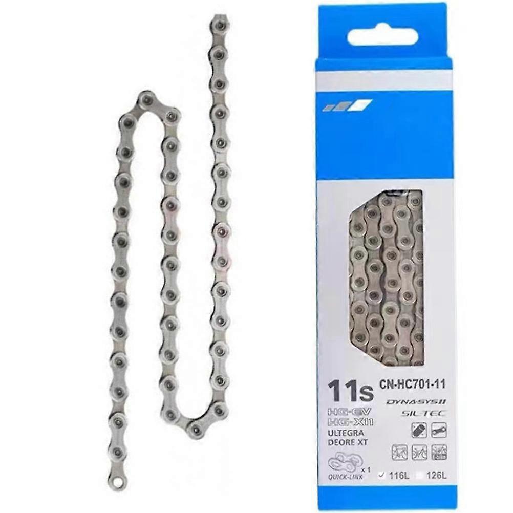 HC701 11-Speed MTB/Road Bike Chain with Quick Link, 116 Links