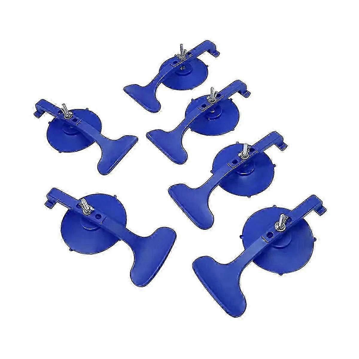 6pc Suction Clamp Set Window Suction Cups For Sealing Rear Window To Top Convertible Glass Windshield Repair Gluing