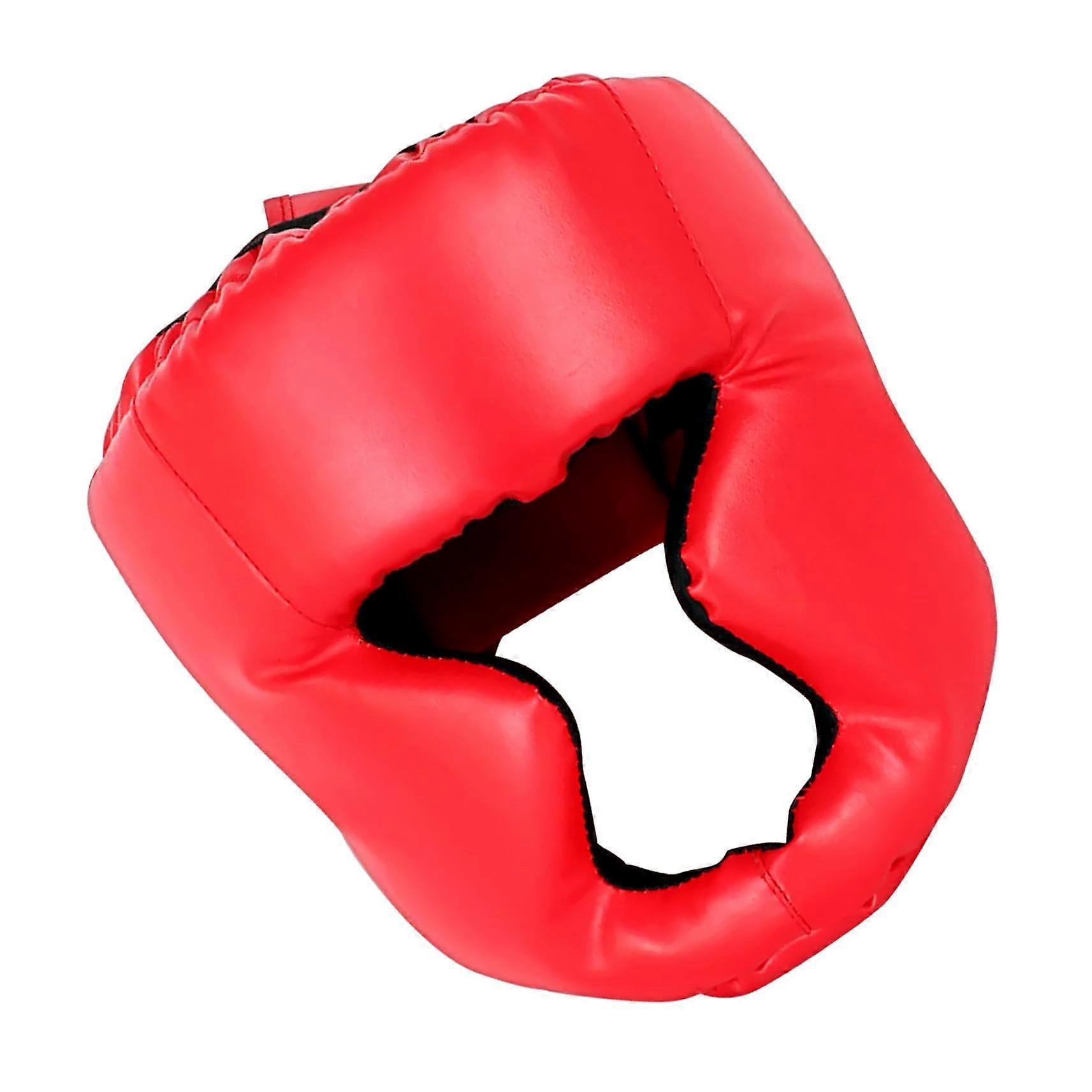 Adjustable Boxing Headgear With Thick Foam Padding Moisture-Wicking Lining Ear Ventilation For Sparring Taekwondo Adults