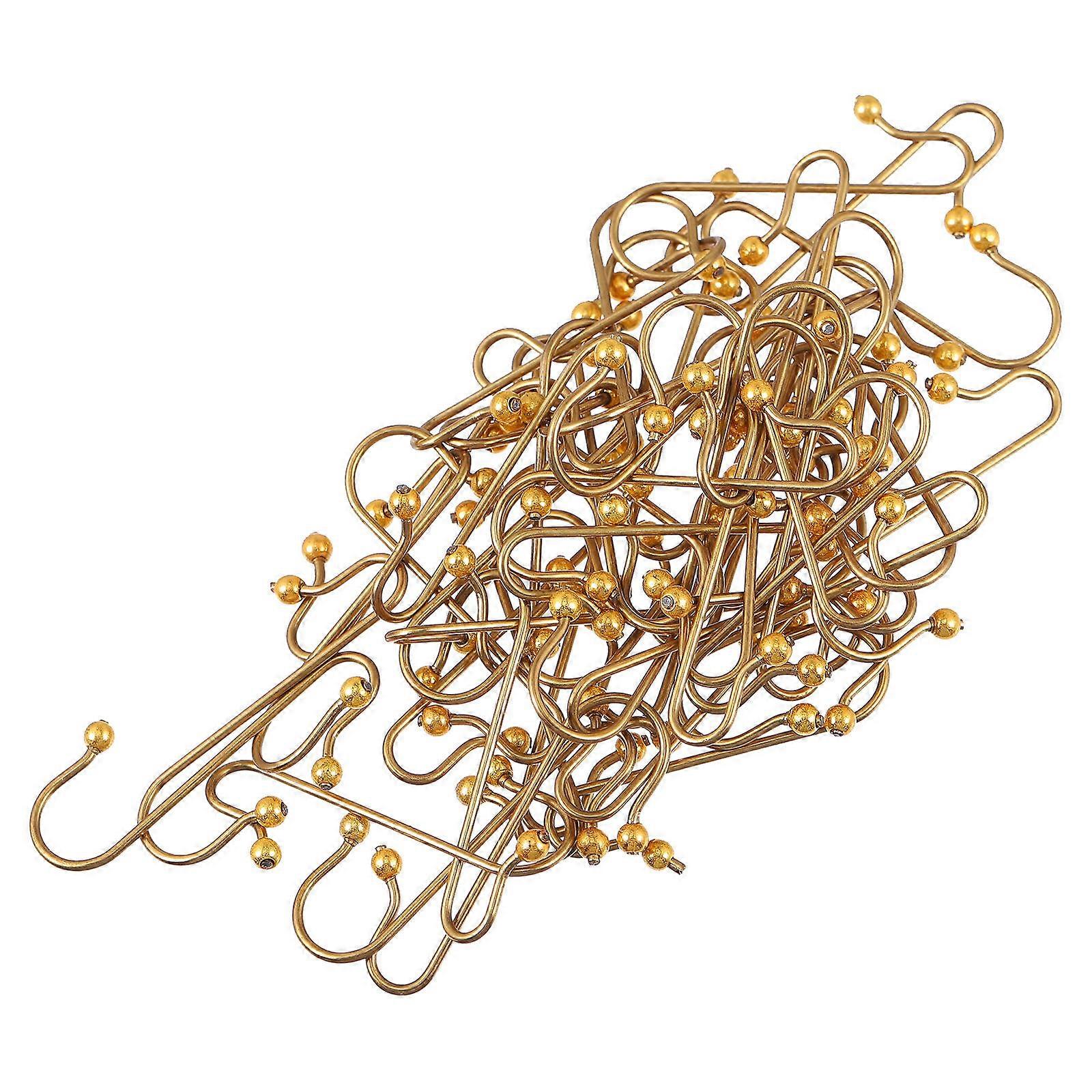 Multi Functional Hook Metal Hook Banquet Decoration Golden Iron 50Pcs