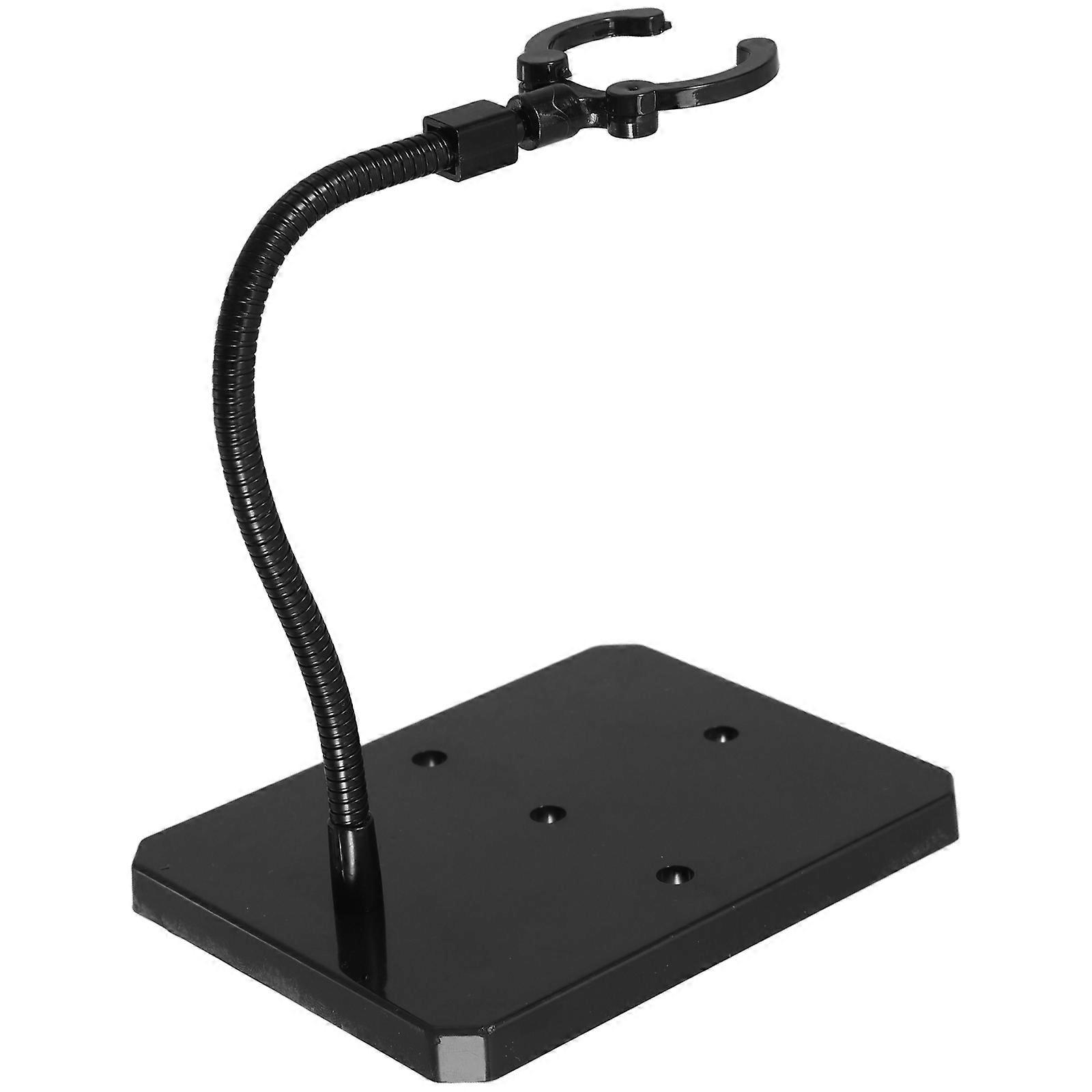 Doll Display Stand Model Support Stand for Model Builders Black Plastic Stable Support 1Pcs