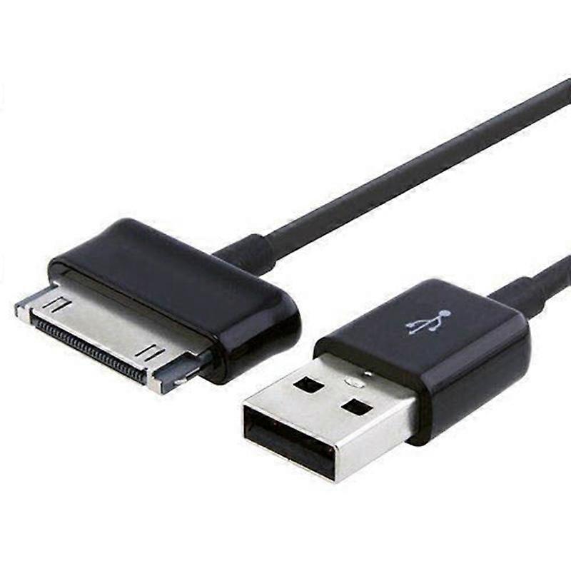 2M USB Data Cable for Tab Tablet Fast Charging Sync Durable Charger Cord Compatible Black