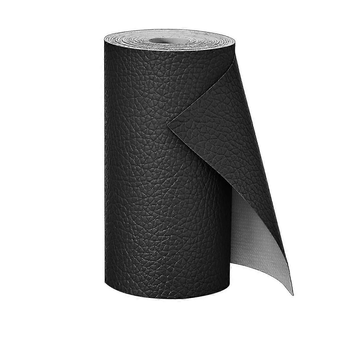 Patch de réparation en cuir, ruban de réparation en cuir auto-adhésif de 3 x 60 pouces pour meubles, kit de réparation en cuir PU pour siège d’auto