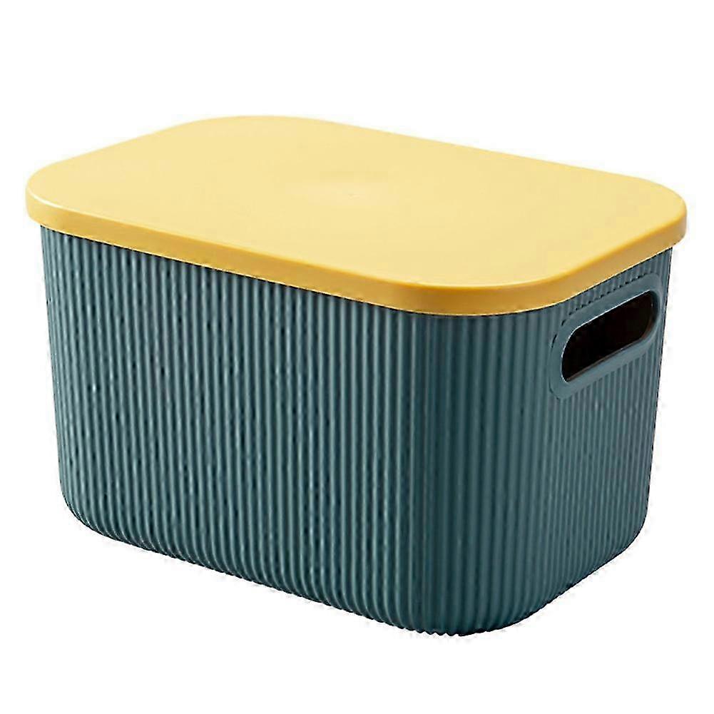 Plastic Clothing Storage Box Children's Toys Organizer Container Home Storage Bins with Lid A