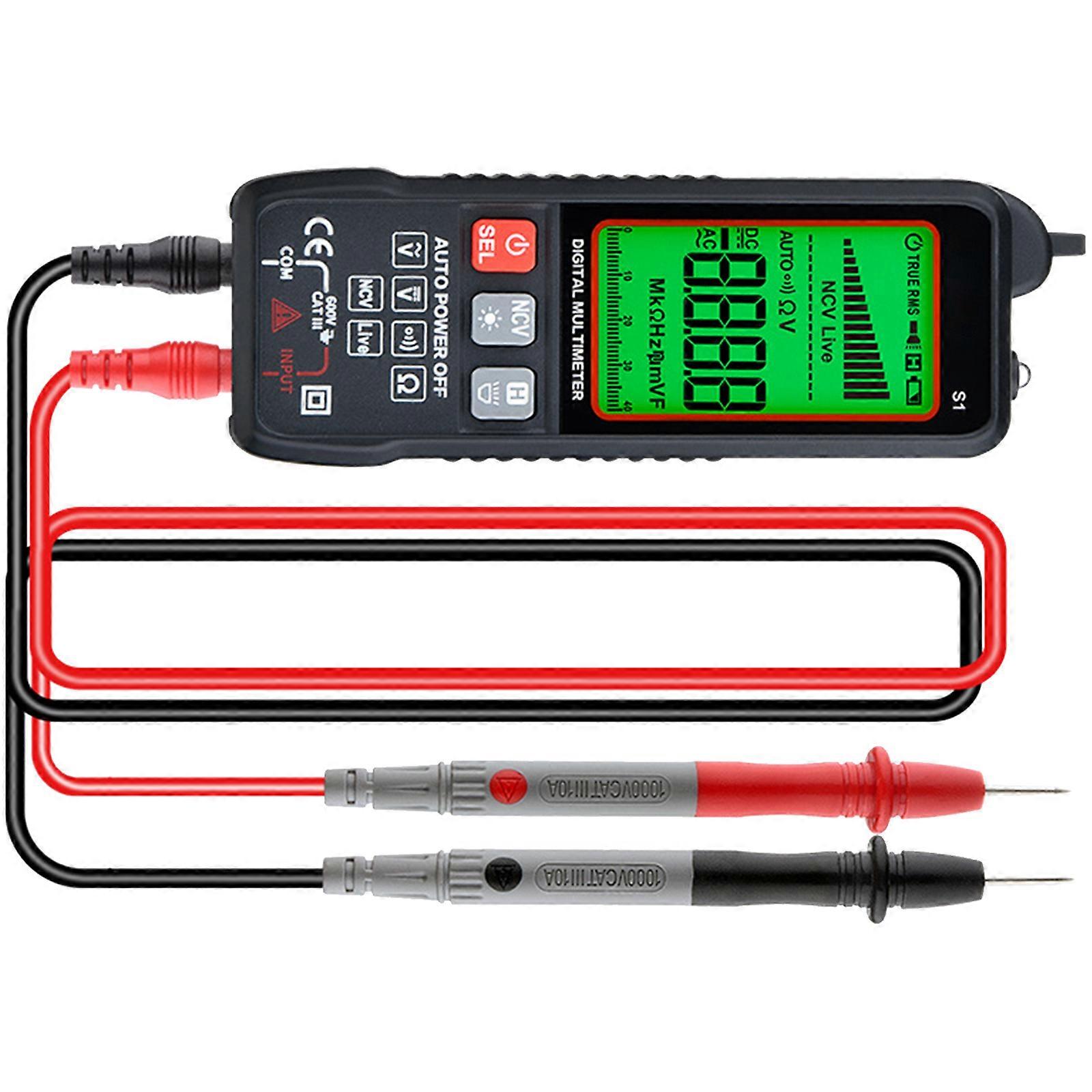 Auto Ranging Mini Multimeter Suitable for Accurate Readings in Various Environment Efficient Field Equipment Maintenance Multicolor