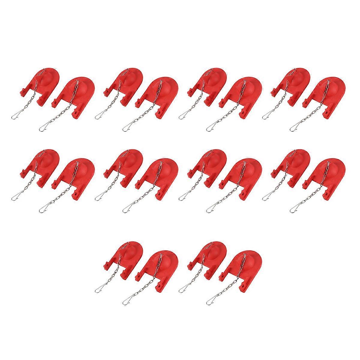 20 Pack Toilet Flapper Replacement for Hinge-Style Parts 84995 and 1000490 Flapper Replacement Water