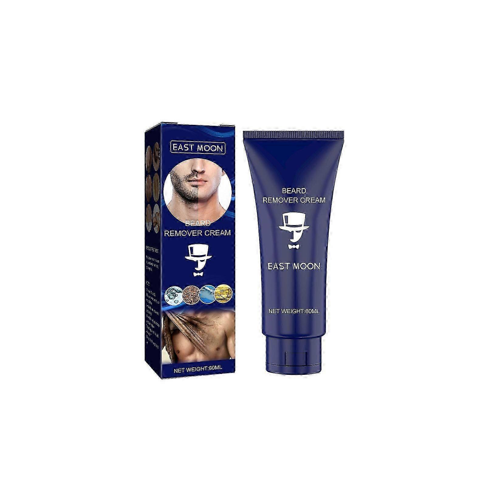 Men's Hair Removal Cream - Gentle, Non-Irritating for Body, Chest & Armpits - 60ml