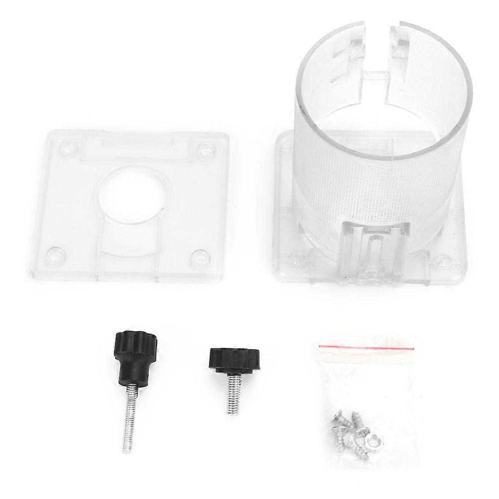 Woodworking Trimmer Router Transparent Plastic Base Power Tool Protective Accessory (Standard)