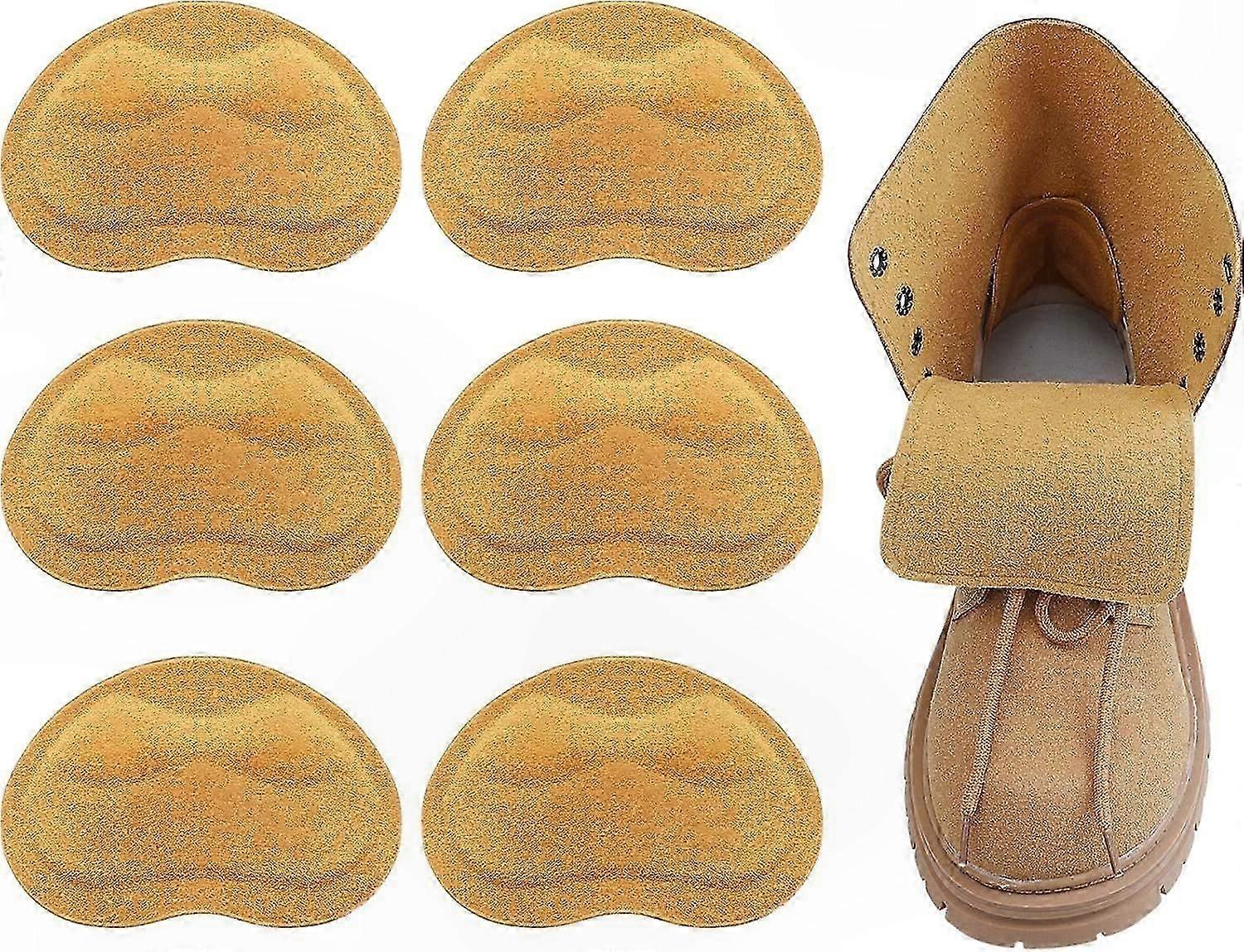 Coussinets de talon pour bottes, inserts pour chaussures amples, poignées en cuir confortables pour femmes et hommes