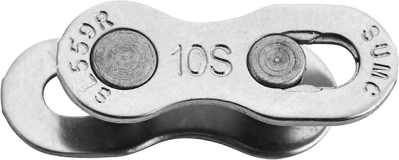 10 Speed Removable Quick Split Chain Link in Silver x2