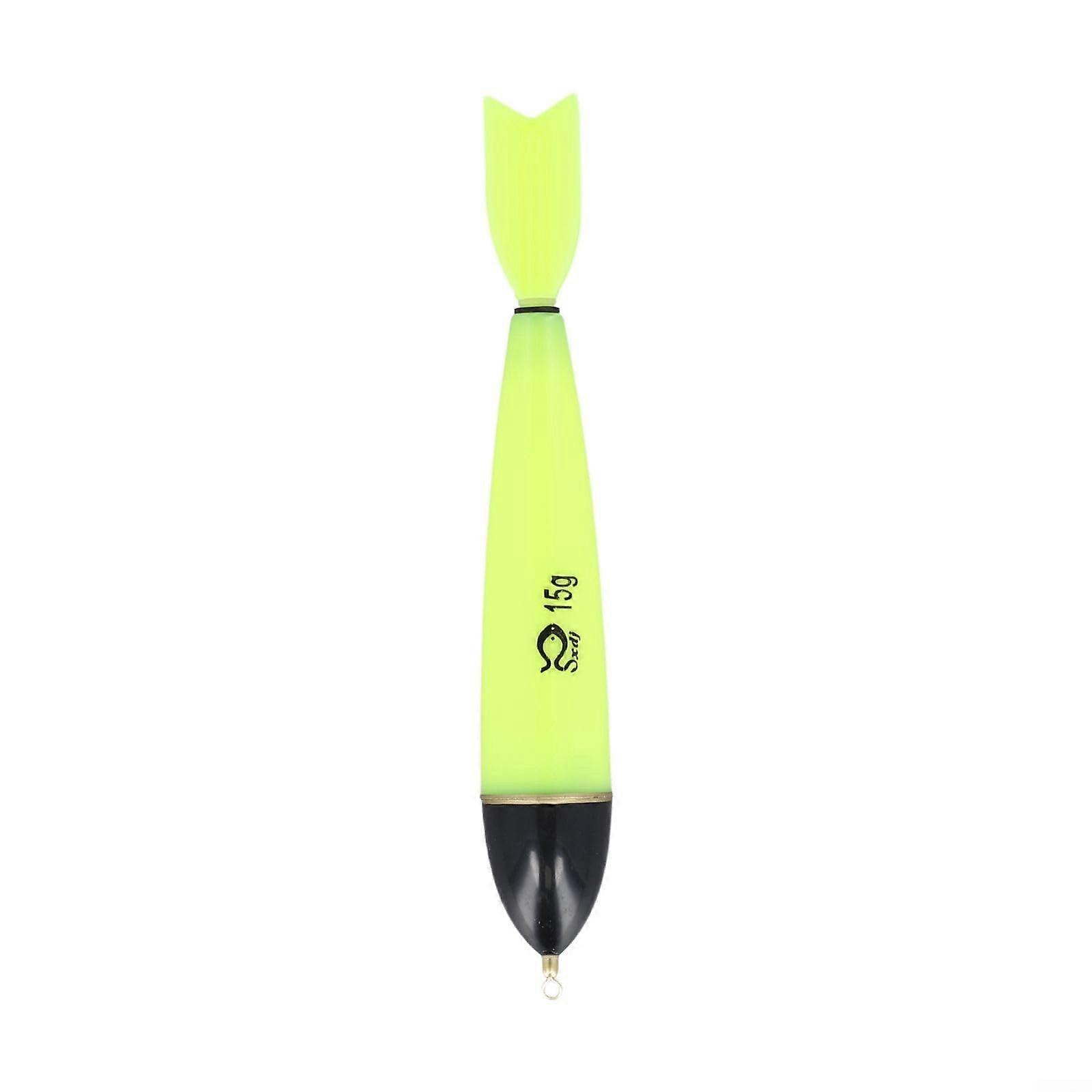 LED Luminous Rocket Float for Fishing, Night Fishing Light Buoy, Visibility 15G, Bite Sensitivity