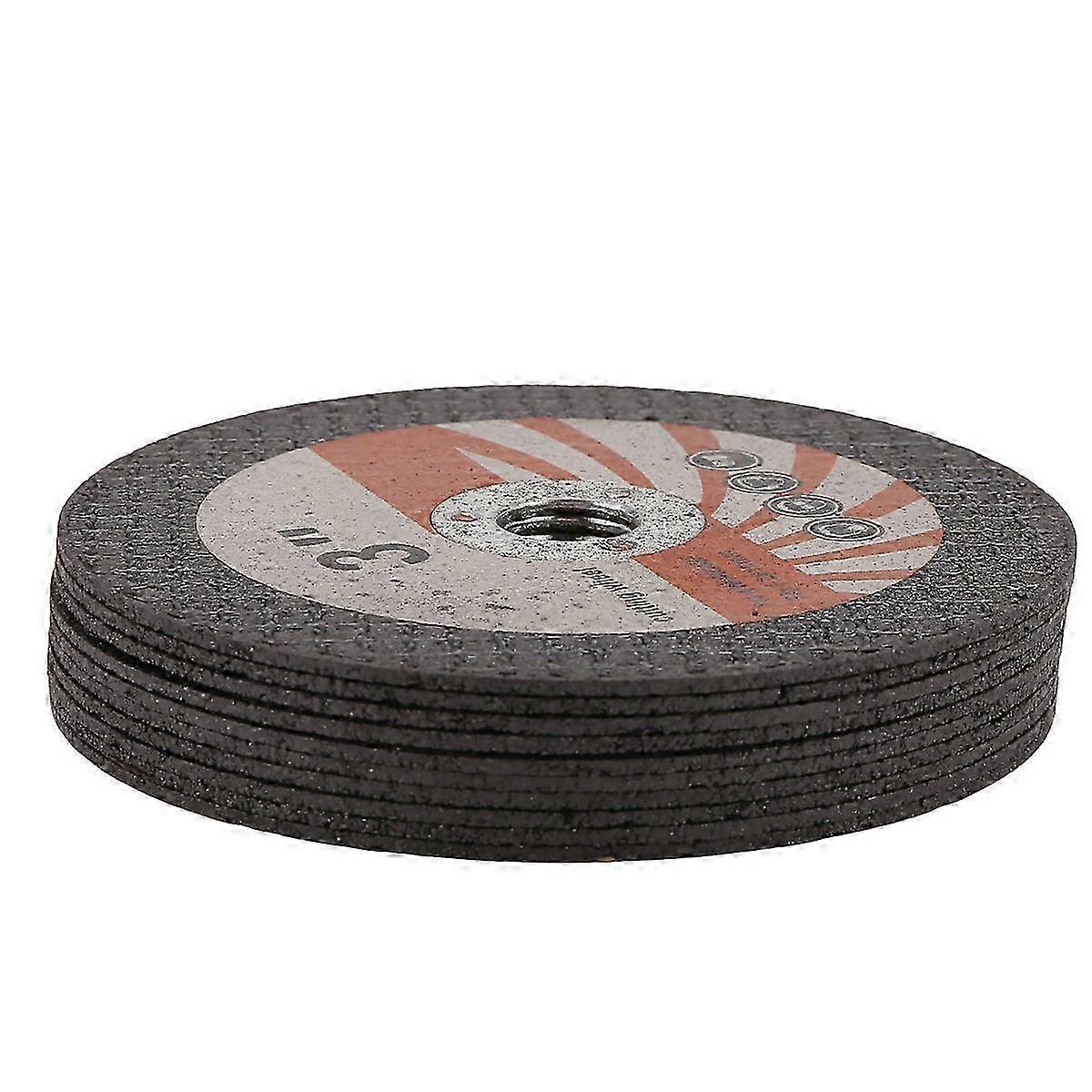 10PCS 75Mm Mini Cutting Disc Circular Resin Grinding Wheel