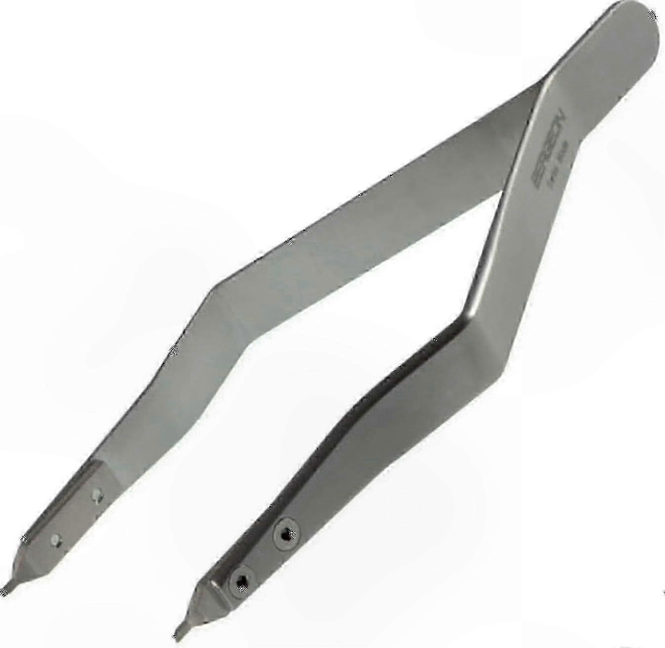 Stainless Steel Watch Band Tool with Ergonomic Design for Spring Bar and Grain Adjustment, Silver Finish