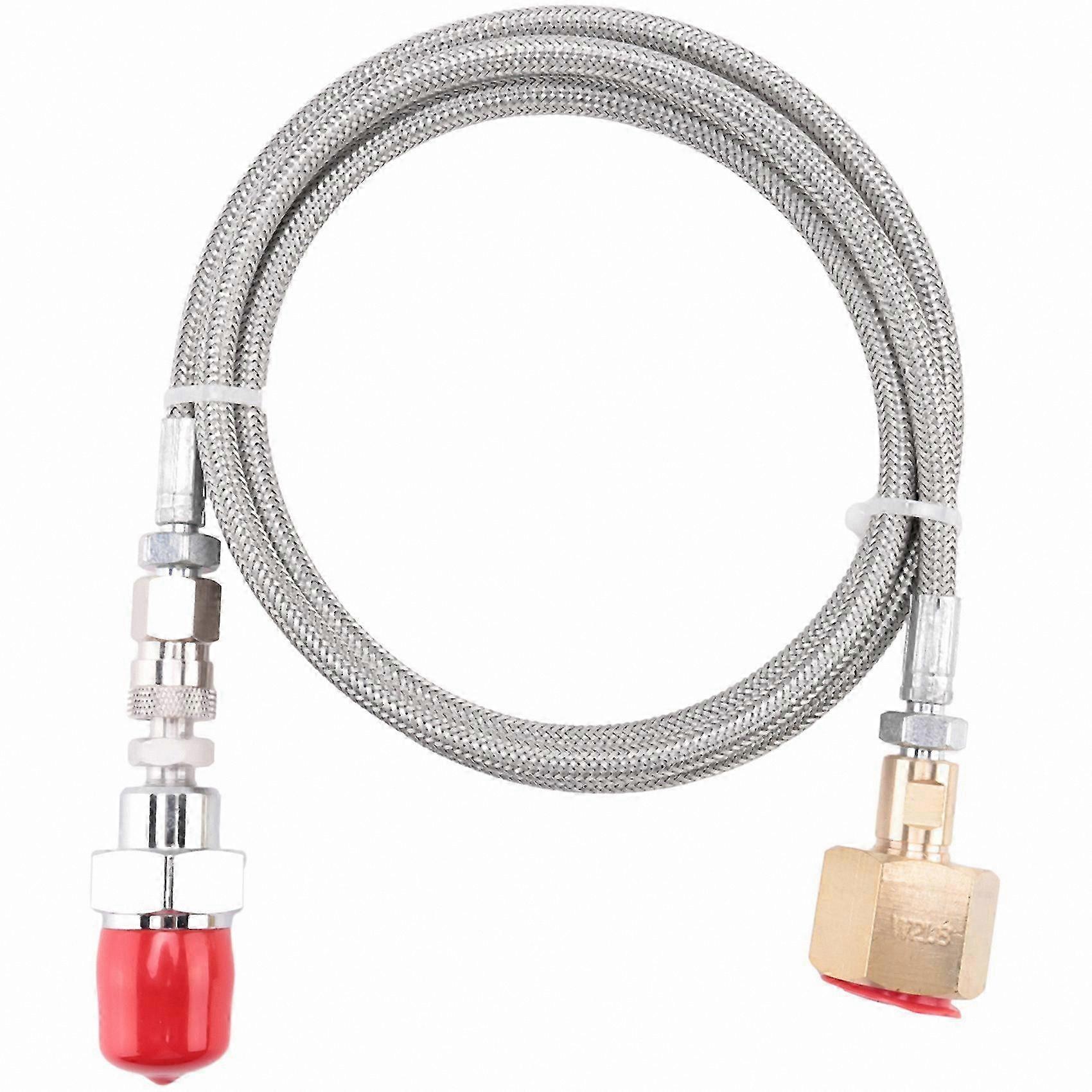 CO2 Adapter Hose for Water Carbonators, High Pressure Connection Kit